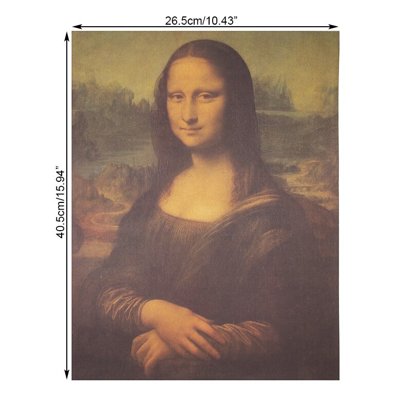 Poster Dán Tường Mona Lisa Leonardo Da Vinci