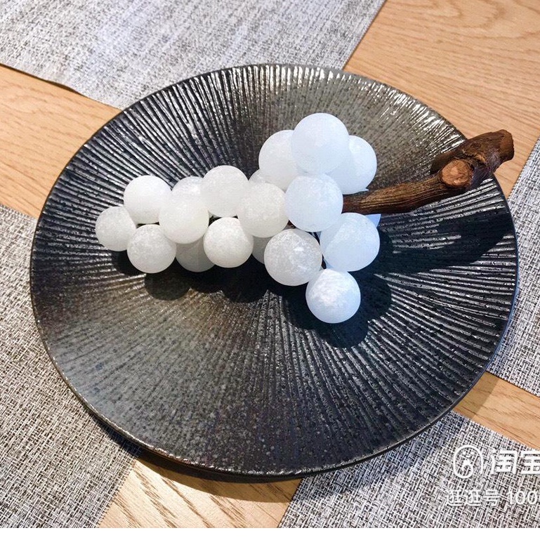 Đĩa bít tết nâu mặt nhám cao cấp đĩa nhà hàng size 20cm và 25cm