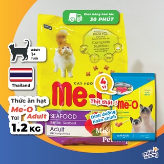 Thức ăn hạt Me-o Adult cho mèo lớn [Gói 1.2kg]