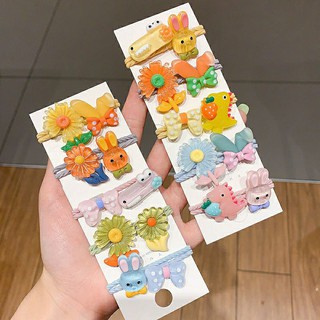 Sét 5 dây chun buộc tóc mẫu mới cho bé