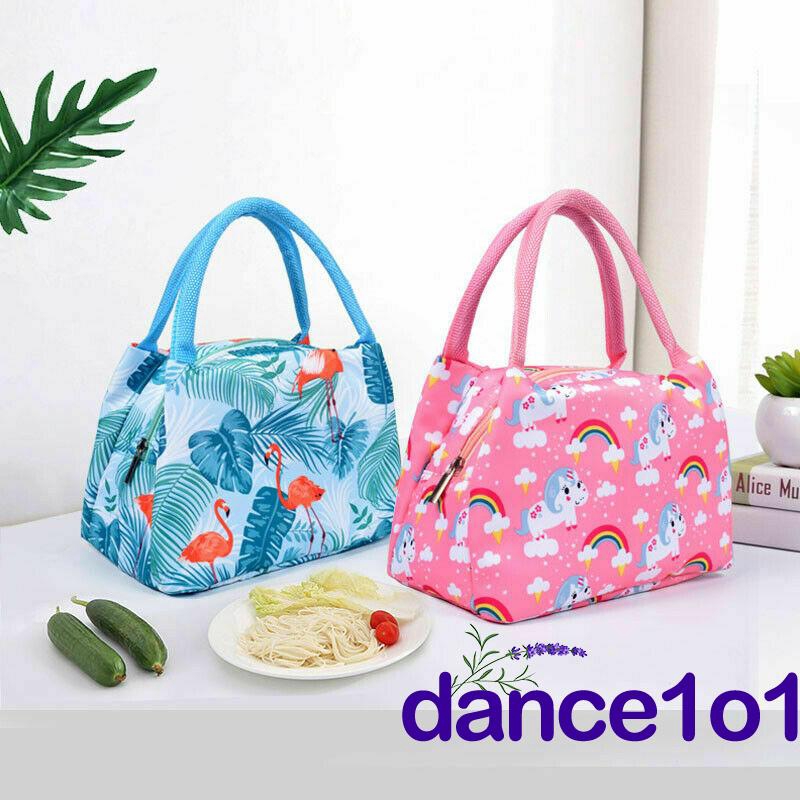 Túi đựng hộp cơm trưa cách nhiệt nhiều màu sắc phù hợp cho du lịch/đi làm/đi học
