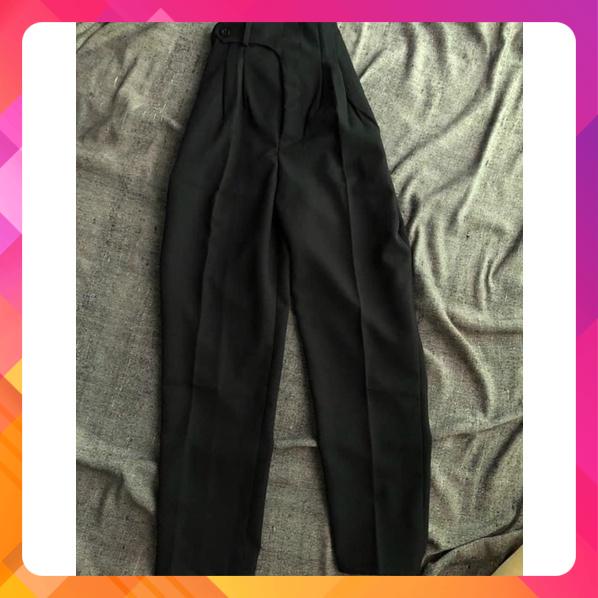 QUẦN TÂY KIỂU CÀI NÚT LỆCH LƯNG SIÊU CAO