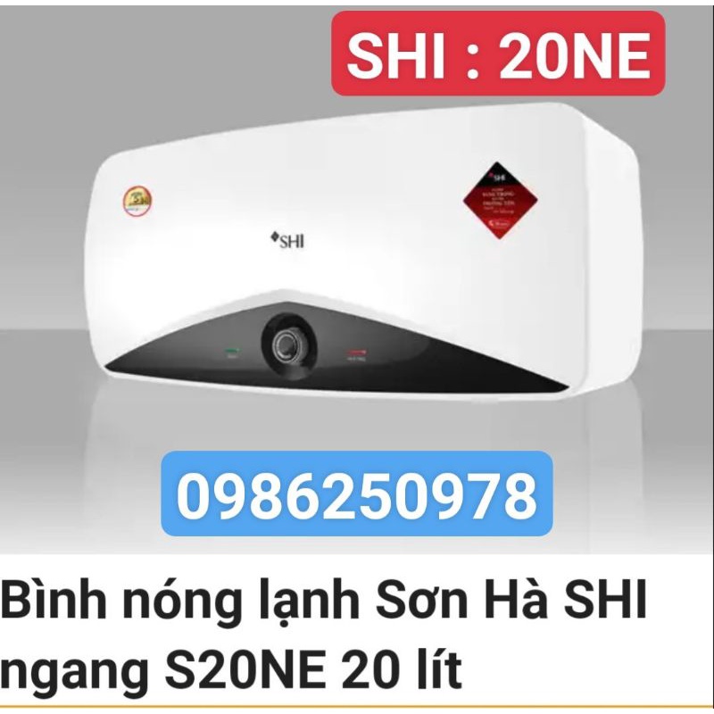 Bình nước nóng Sơn Hà SHI PLUS vuông 15 lít (S15VP)