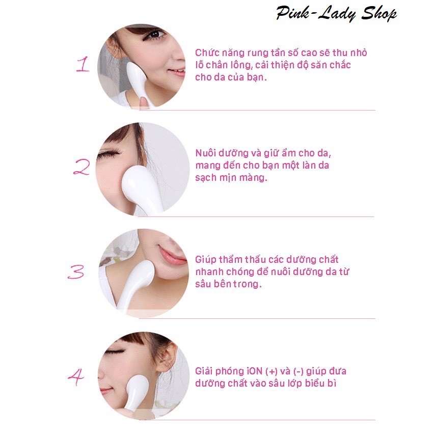 [Mã SR14MAY5 giảm 20K đơn 50K] Máy massage ion công nghệ cao- cho làn da căng mịn | BigBuy360 - bigbuy360.vn