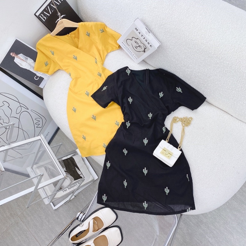 Đầm thêu tay búp