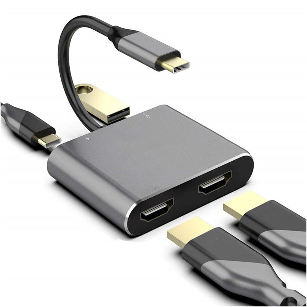 MYRONGVN Đế Sạc Điện Thoại Cổng USB C Hub 4K 60Hz
