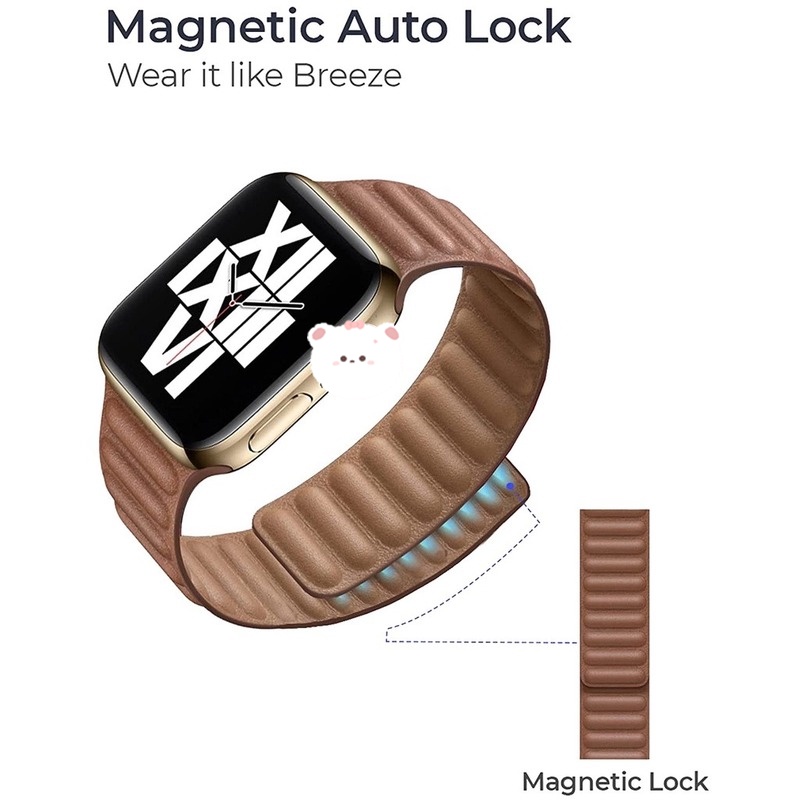 Dây Da Thay Thế Cho Đồng Hồ Thông Minh Iwatch seires 3 5 4 6 SE 44mm 40mm 38mm 42mm