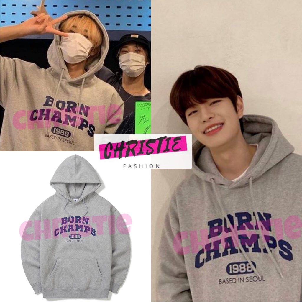 Áo Hoodie Sinh Viên CHAMPS SUNWOO M-XXL 24 Màu / JUMPER KPOP THE BOYZ DEOBI Cloud SUNGMIN STRAY KIDS STAY SKIES Hàn Quốc