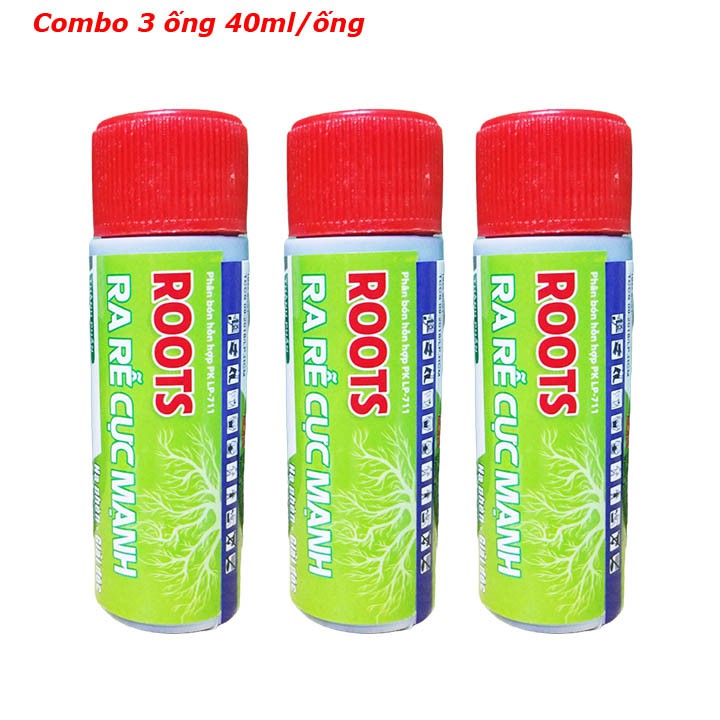 Combo 3 ống Roots 40ml thuốc kích rễ cực mạnh