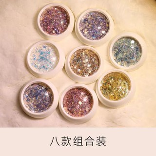 Set nhũ 6d siêu sáng trang trí móng siêu sáng