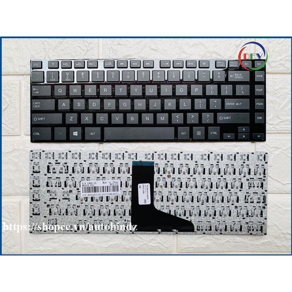 Bàn Phím Laptop Toshiba L840, C840, C800, C845, L835, L840D, L845, L845D, C700 Nhập Khẩu
