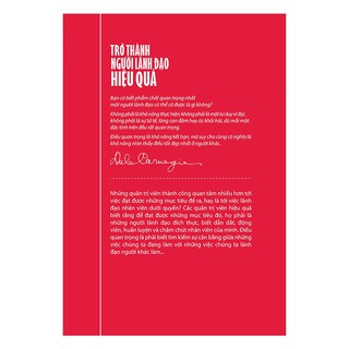 Trở Thành Người Lãnh Đạo Hiệu Quả