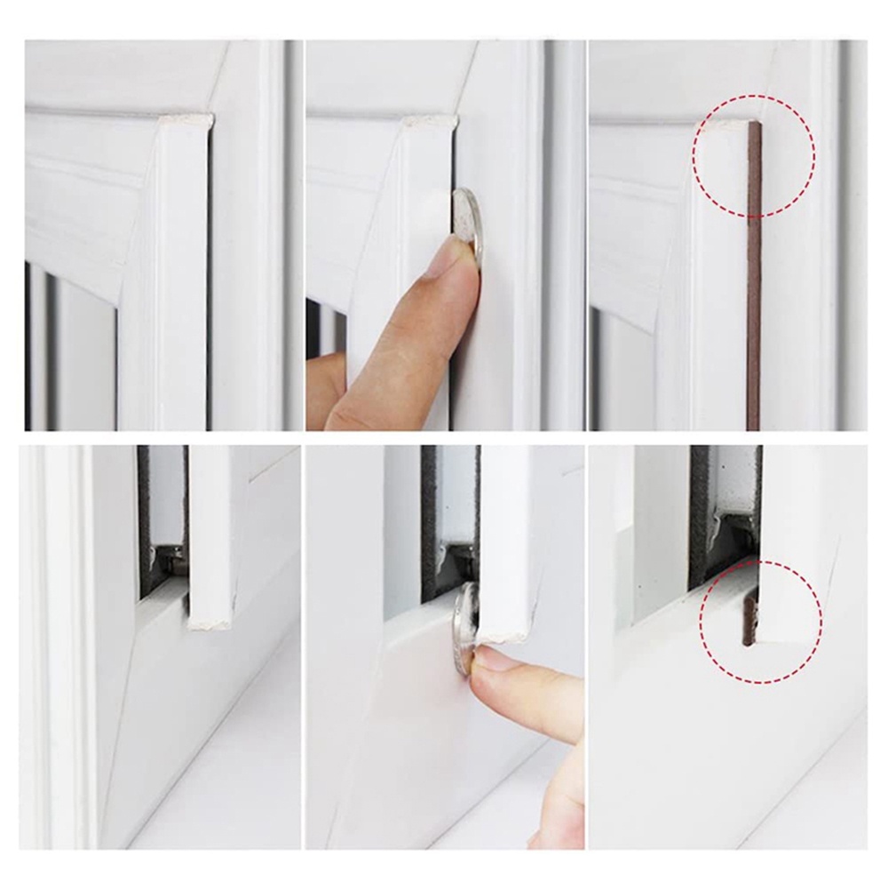 Cuộn Băng Keo Xốp EVA Niêm Phong Khe Hở Cửa Sổ/Cửa Đi Chống Va Chạm Chống Va Chạm 10M