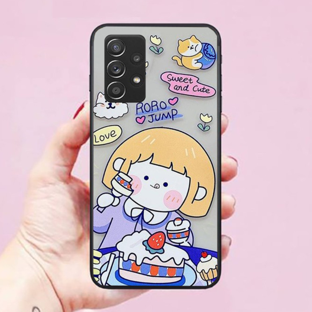 Ốp lưng Samsung Galaxy A01 / A02S / A12 / A21S / A32 /A52 / A72 Baby Cute 04