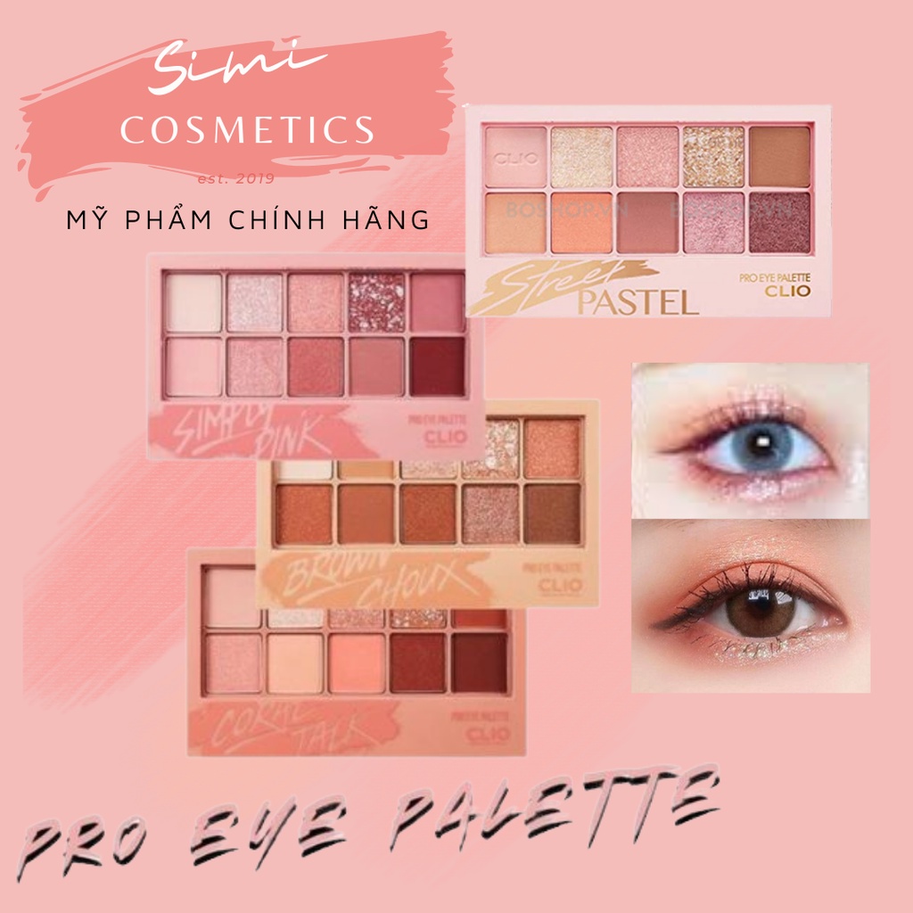 Bảng Phấn Mắt 10 Màu Clio Pro Eye Palette | BigBuy360 - bigbuy360.vn