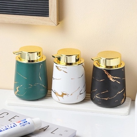 Chai Đựng Sữa Tắm Dầu Gội Đầu Bằng Sứ Để Trong Nhà Hàng Khách Sạn