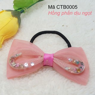 [Xả hàng] SET 4 ĐỒ CỘT TÓC NƠ LỚN 10cm [ảnh+video thật]