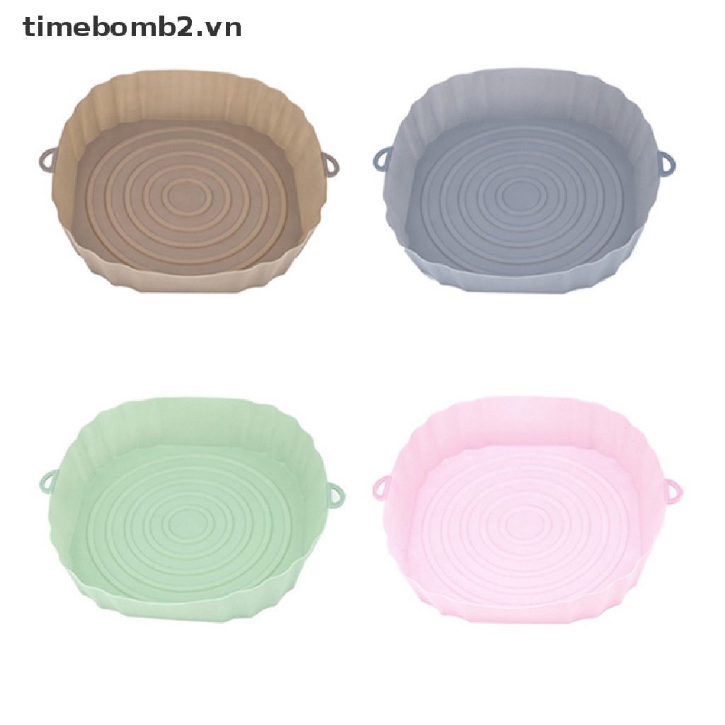 Nồi Chiên Không Dầu Chống Dính 18cm Bằng Silicone Tiện Dụng