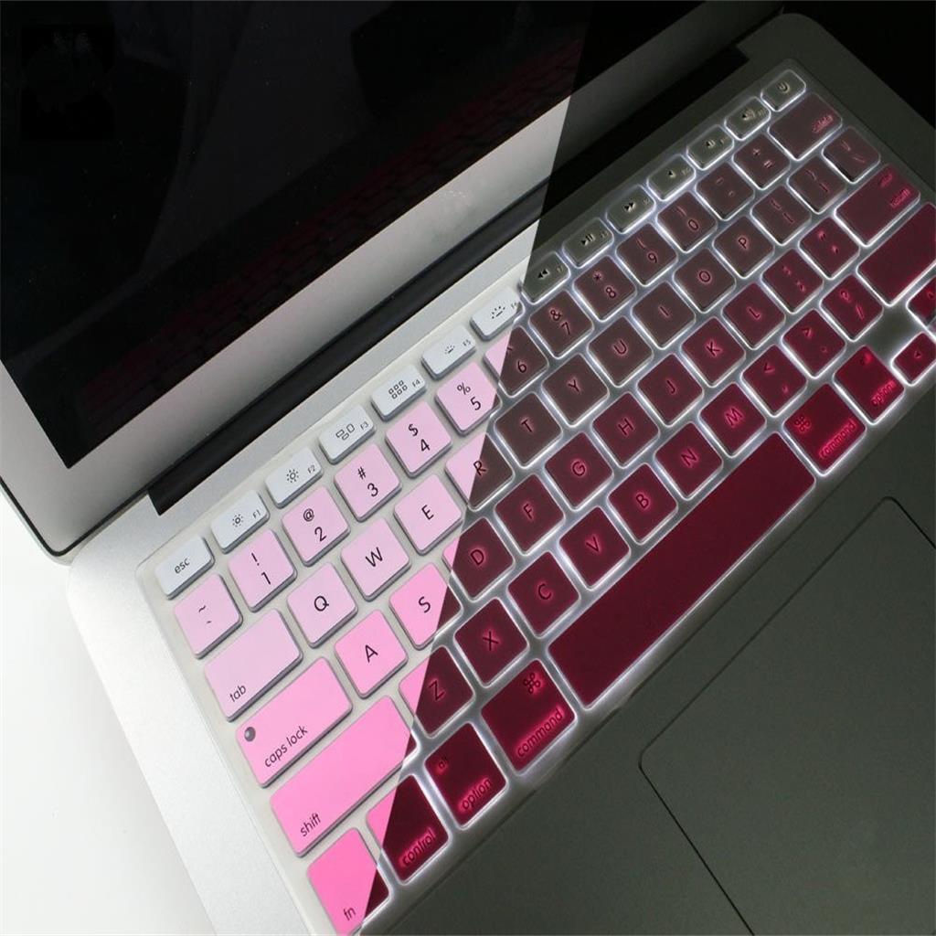 Ốp Lưng Silicon Bảo Vệ Bàn Phím Máy Tính Màu Hồng Cho Air 13 "15" | BigBuy360 - bigbuy360.vn