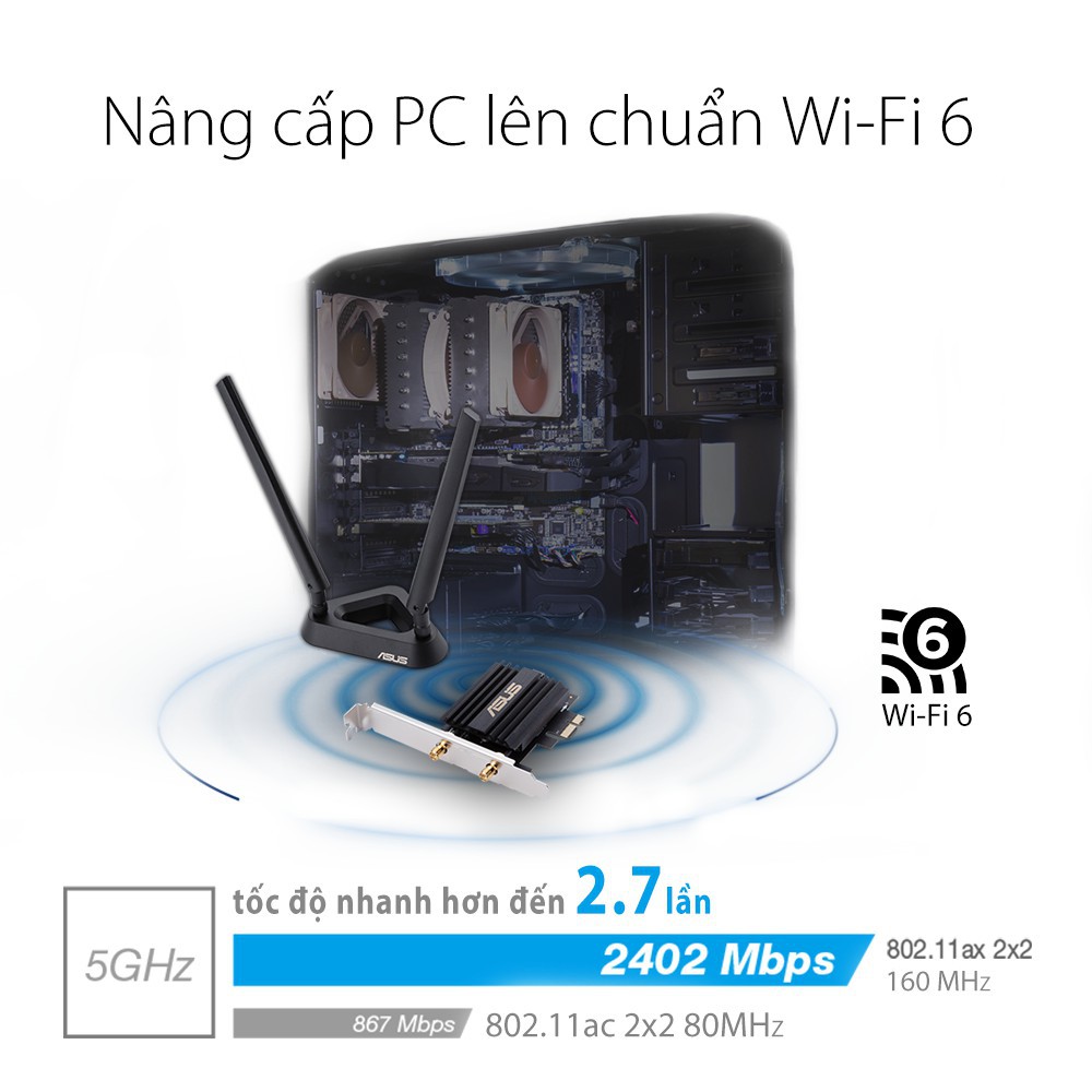 Router Wi-Fi Không Dây Băng Tần Kép Tplink Archer TX3000E