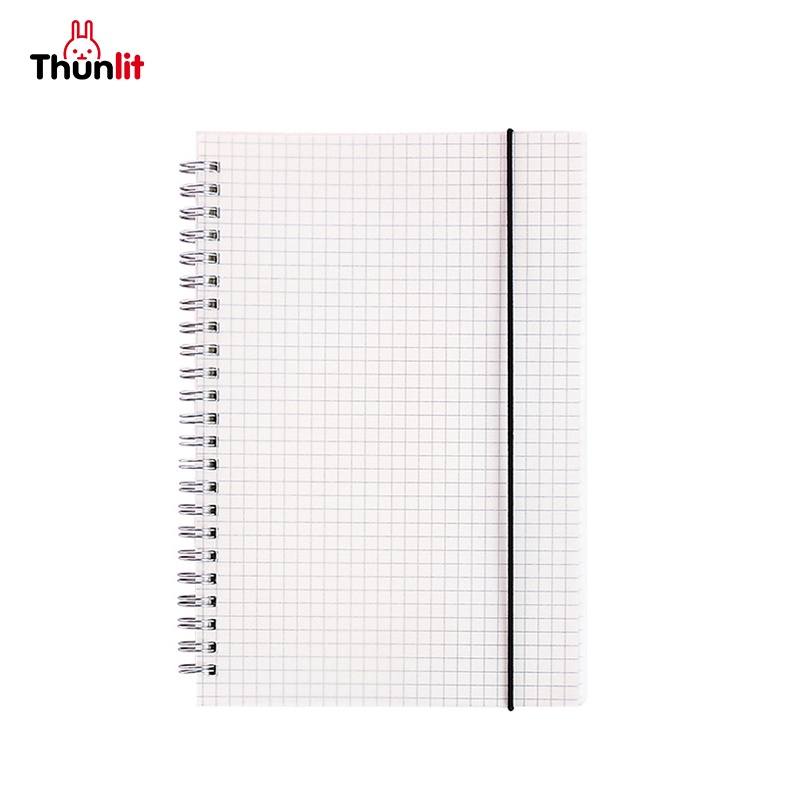 Sổ tay Thunlit khổ A5 80 tờ họa tiết xoắn ốc tiện dụng