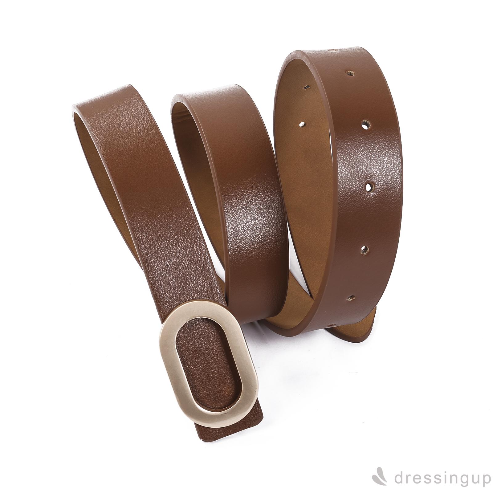 Thắt Lưng Da Khóa Hợp Kim Hình Oval Dành Cho Nữ | BigBuy360 - bigbuy360.vn