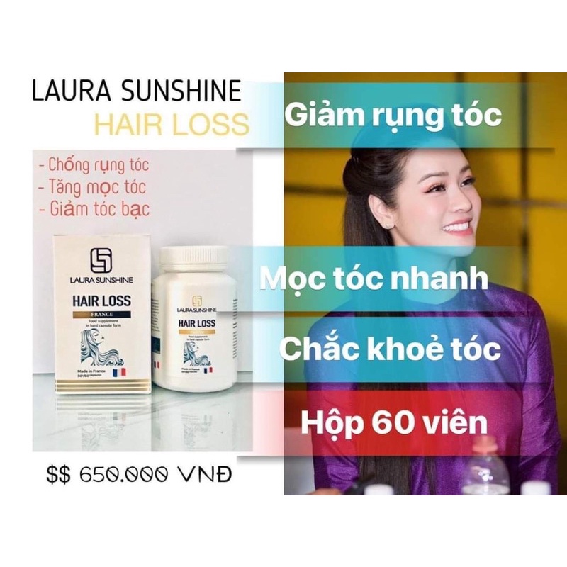 Viên Uống Mọc Tóc. Ngăn Ngừa Rụng Tóc Kích Thích Mọc Tóc Nhật Kim Anh