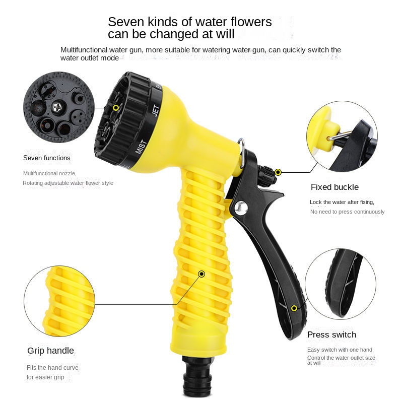 Súng Xịt Nước Áp Suất Cao Rửa Xe Hơi / Tưới Cây Tiện Dụng
