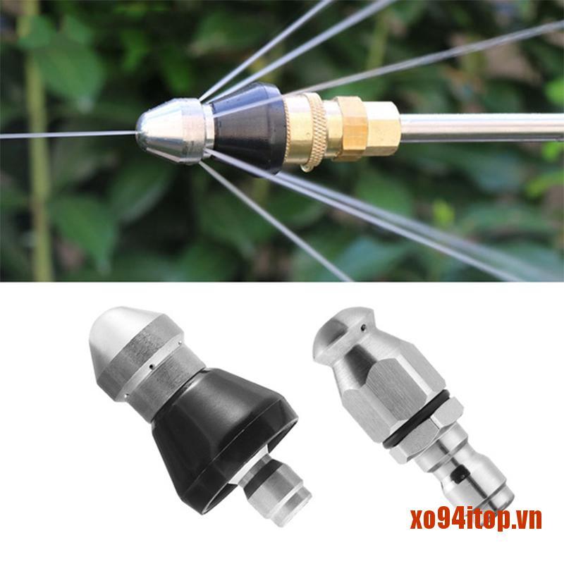Vòi xả ống thoát nước áp suất cao 6 lỗ phun 1 / 4