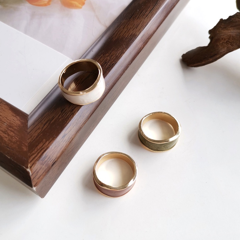 Nhẫn thiết kế độc đáo phong cách Hàn Quốc retro