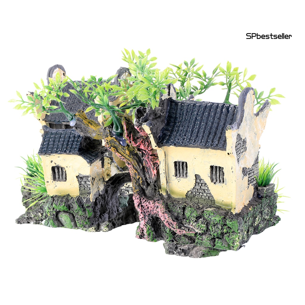 Mô Hình Hòn Non Bộ Bằng Nhựa Dùng Trang Trí Bể Cá