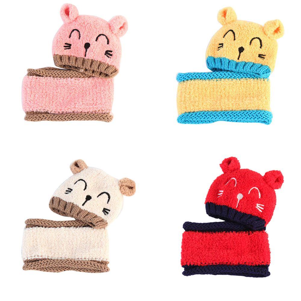 ESPO Mũ Len Tai Mèo Dễ Thương Cho Bé