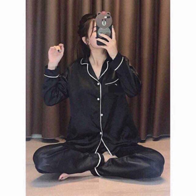 bộ lụa dài tay thu đông | BigBuy360 - bigbuy360.vn