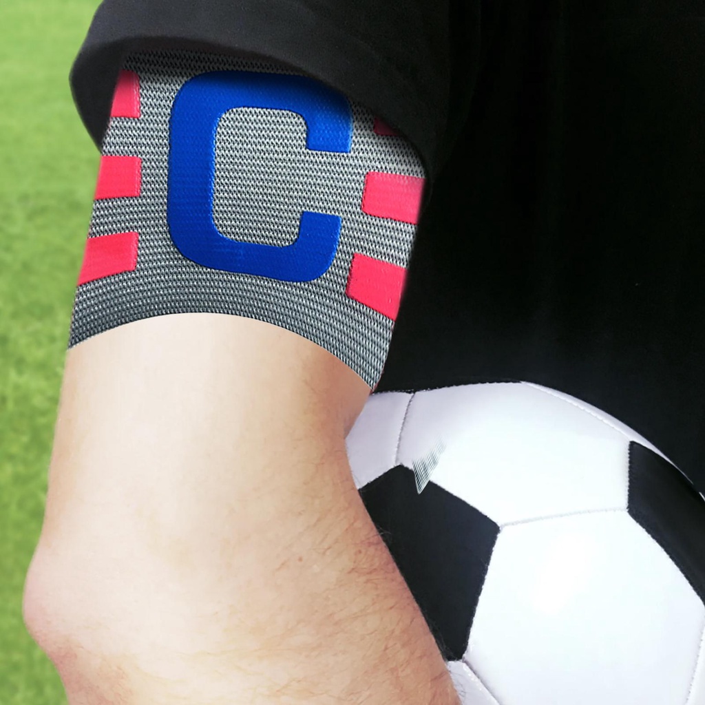 Băng Đeo Cánh Tay Đội Trưởng Bóng Đá Co Giãn Cho Senior / Junior Football Leaders Scho
