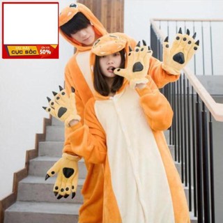 Bộ Đồ Thú Khủng Long Xanh