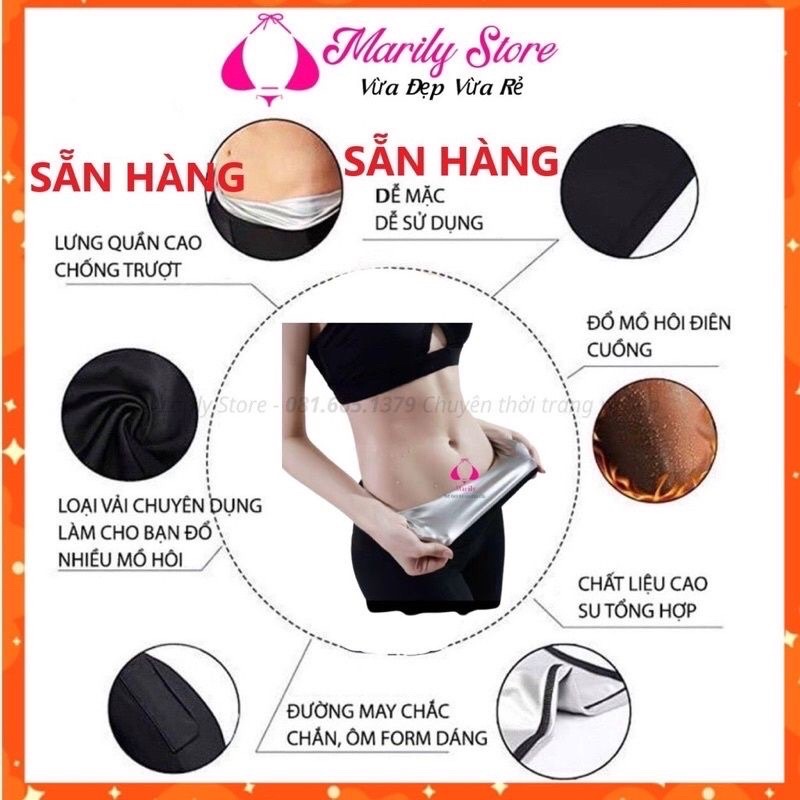 quần gen bụng sinh nhiệt neotech với lớp bạc giảm calo mỡ thừa ngay cả khi ko vận động