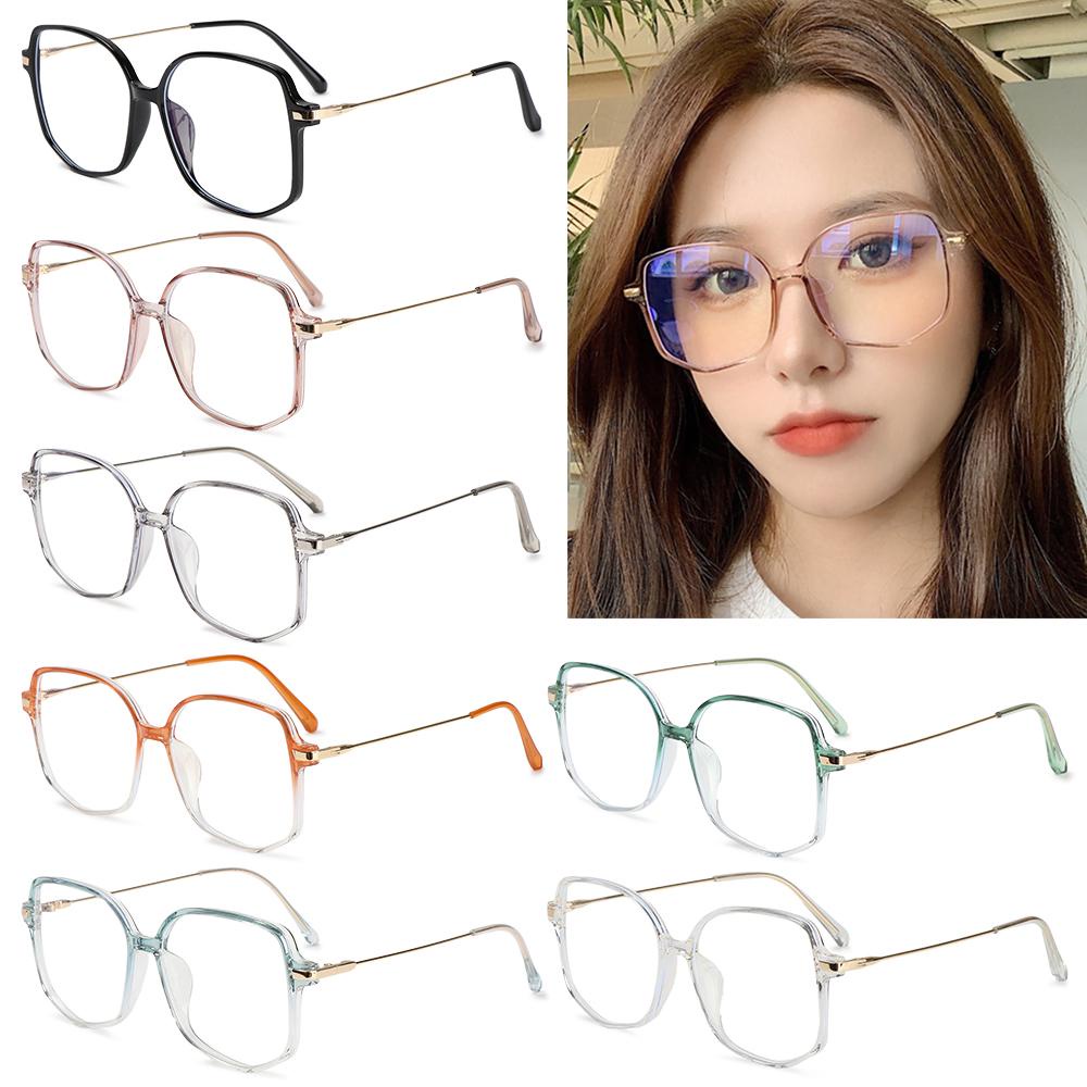 MELODG Kính Chống Ánh Sáng Xanh Tròng Đa Giác Thời Trang