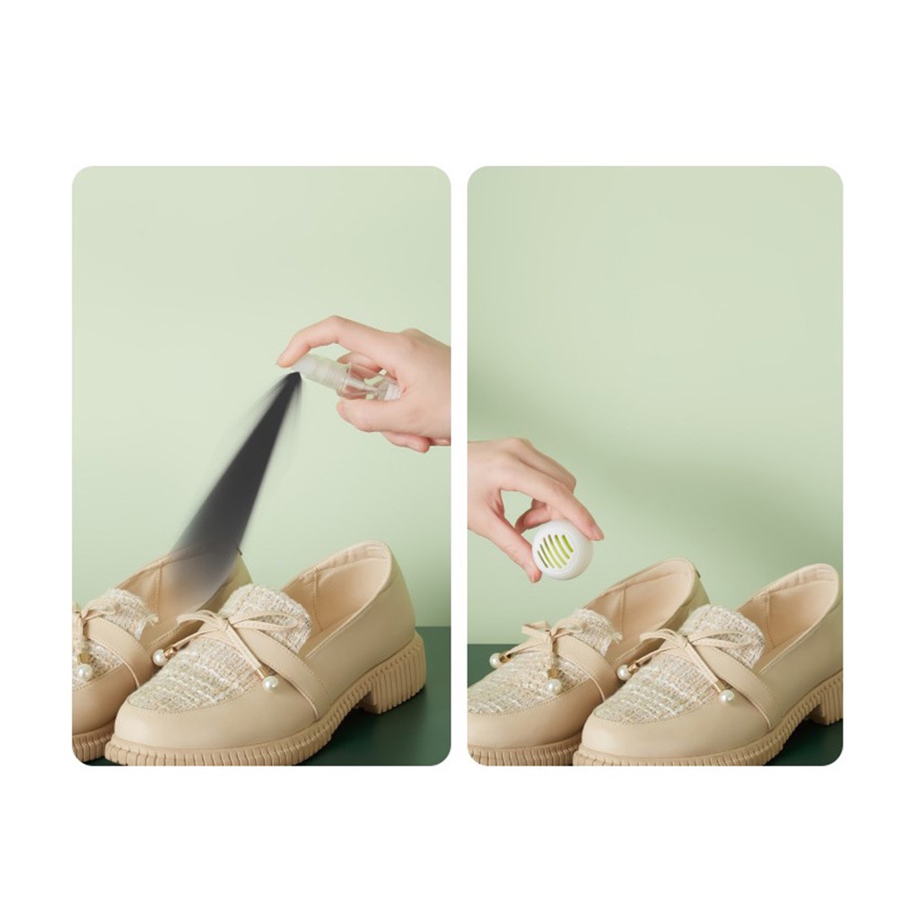 Combo 10 viên khử mùi giày, vệ sinh khử mùi thơm lâu dài, hút mùi, sáp thơm quần áo hương trà xanh tự nhiên