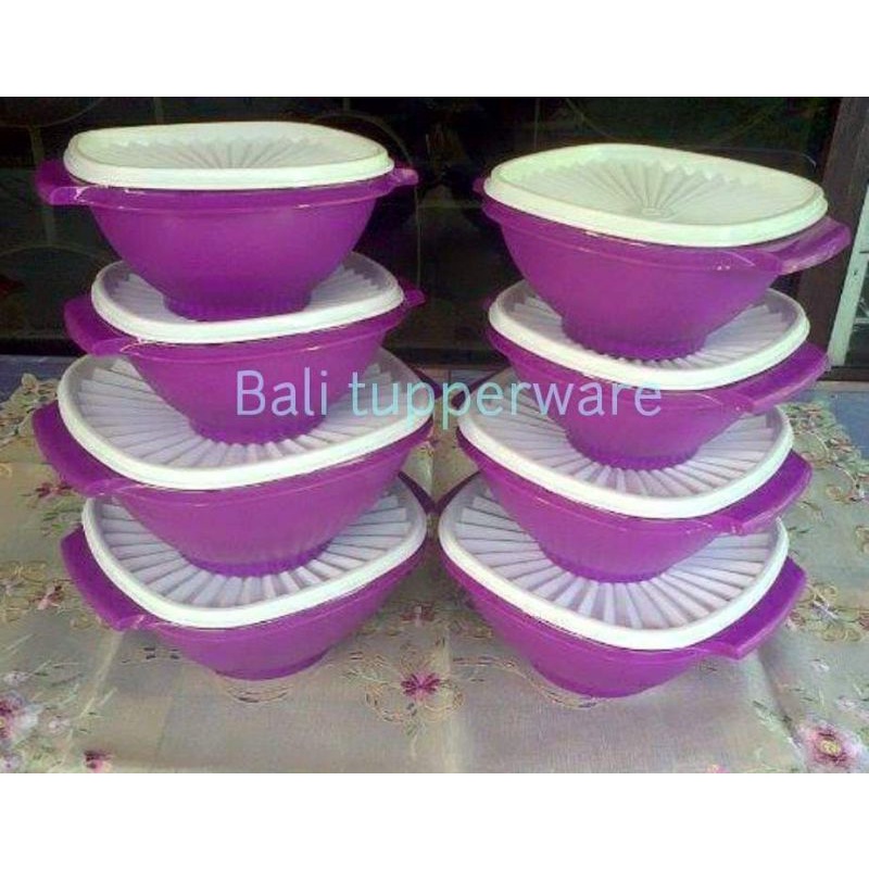 Tô màu tím Tupperware (1)