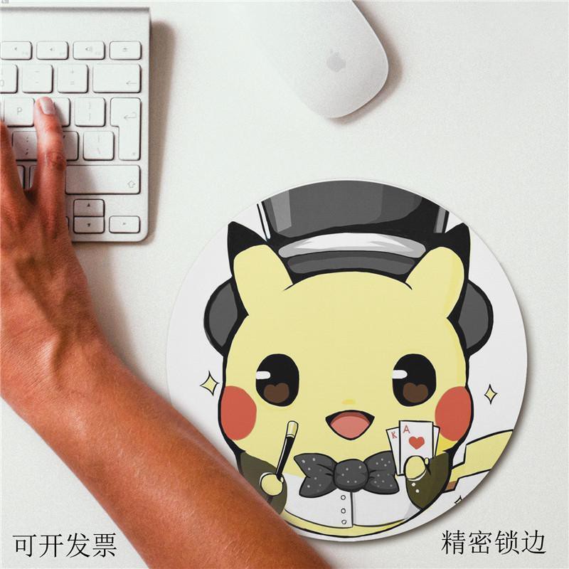 Miếng Lót Chuột Máy Tính Bằng Cao Su Hình Pikachu Dễ Thương