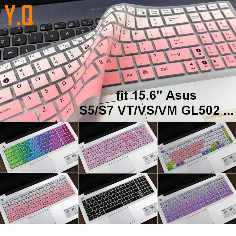 Miếng Dán Bàn Phím Silicon 15.6 Inch Cho Asus S5 / S7 Vs / Vm / Vi Gl502