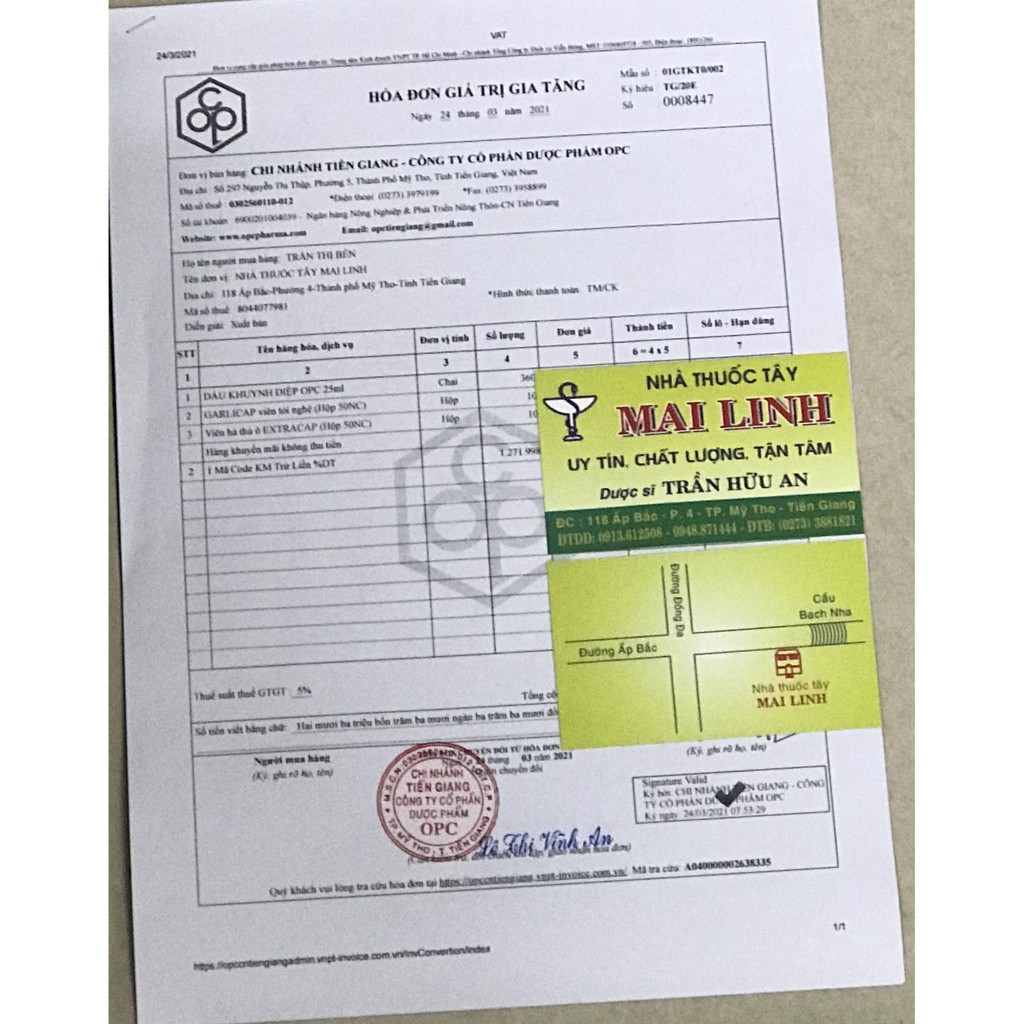 Dầu khuynh diệp OPC