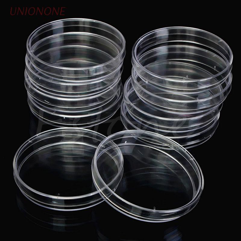 Set 10 Đĩa Nhựa Petri Kháng Khuẩn 90x15mm