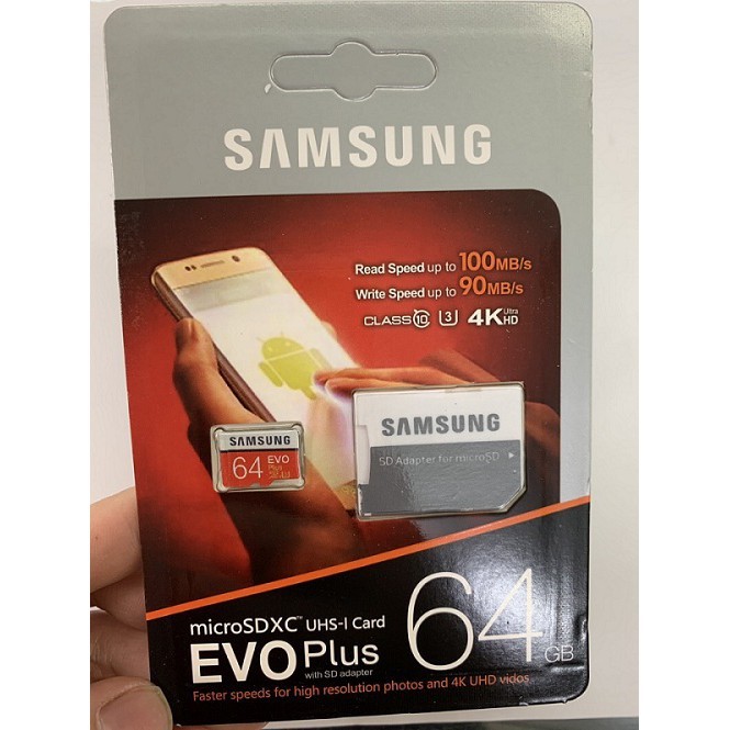 Thẻ nhớ micro SD hiệu Samsung với dung lượng 32GB/64G/ | WebRaoVat - webraovat.net.vn