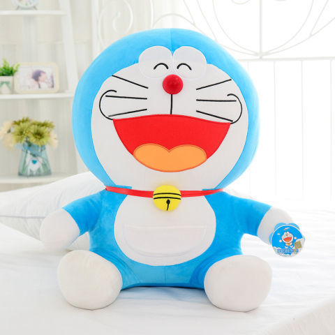 Búp Bê Nhồi Bông Hình Doraemon Màu Xanh