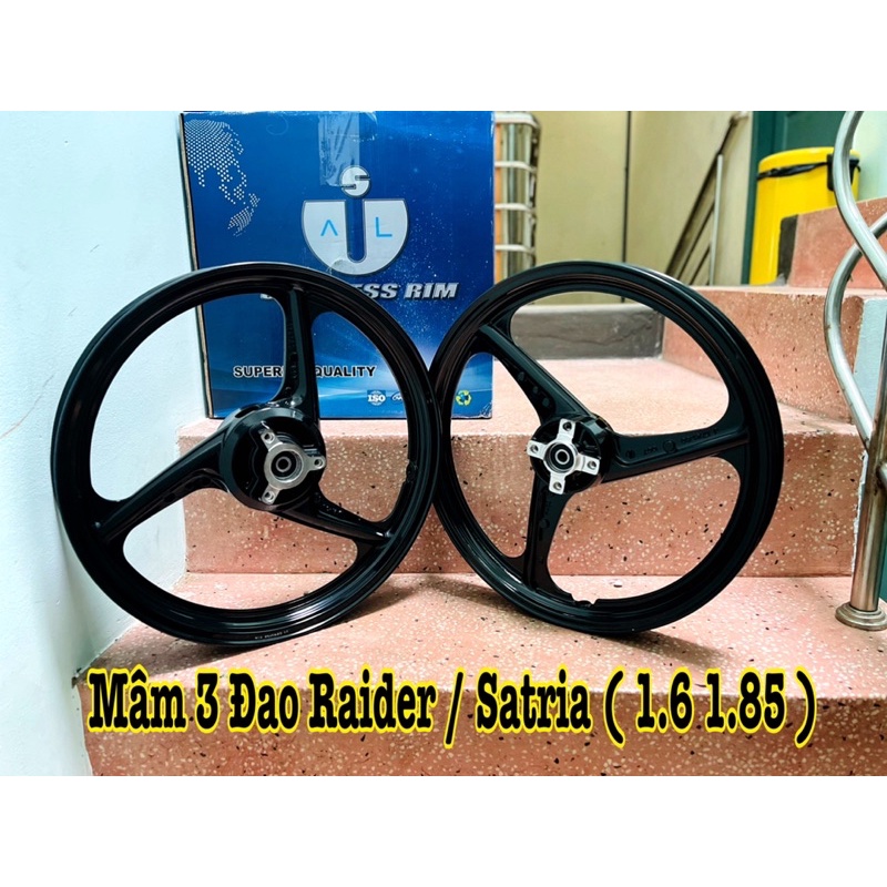 Mâm 3 Cây Raider / Satria Thương Hiệu US ( Size 1.6 1.85 ) ////
