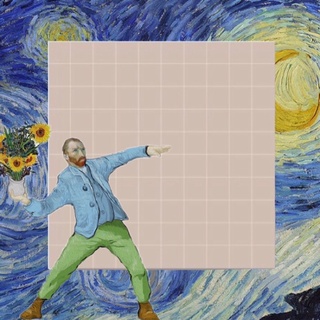 Set giấy note, giấy ghi chú Vincent Van Gogh {Starry Night}