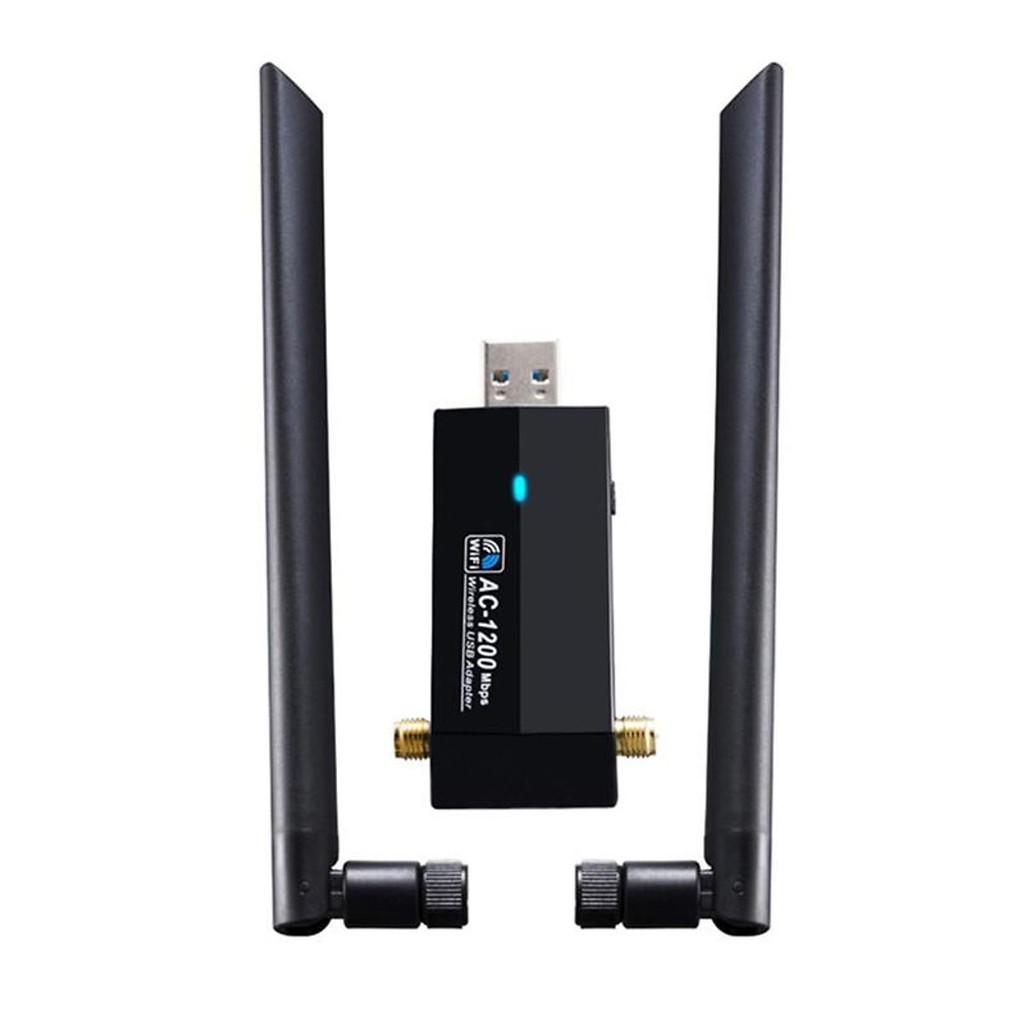 Bộ Thu Wifi Không Dây 2 Anten 1200Mbps USB 3.0 2.4G &amp; 5.8G - HanruiOffical