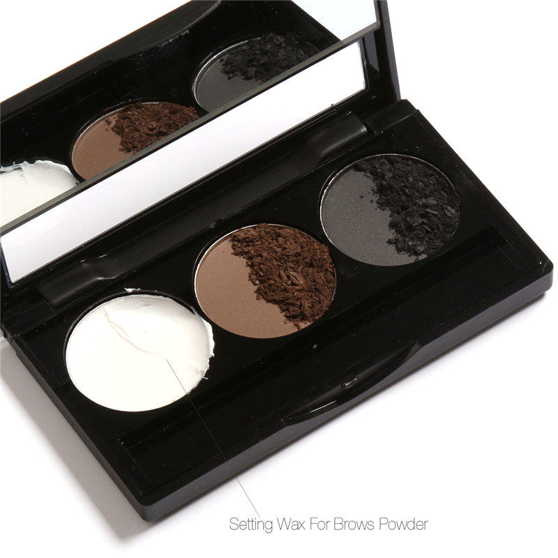 (hàng Mới Về) Bảng Phấn Trang Điểm Lông Mày 3 Màu Chống Thấm Nước Không Bị Nhòe Kèm Gương Và Cọ Focallure | BigBuy360 - bigbuy360.vn