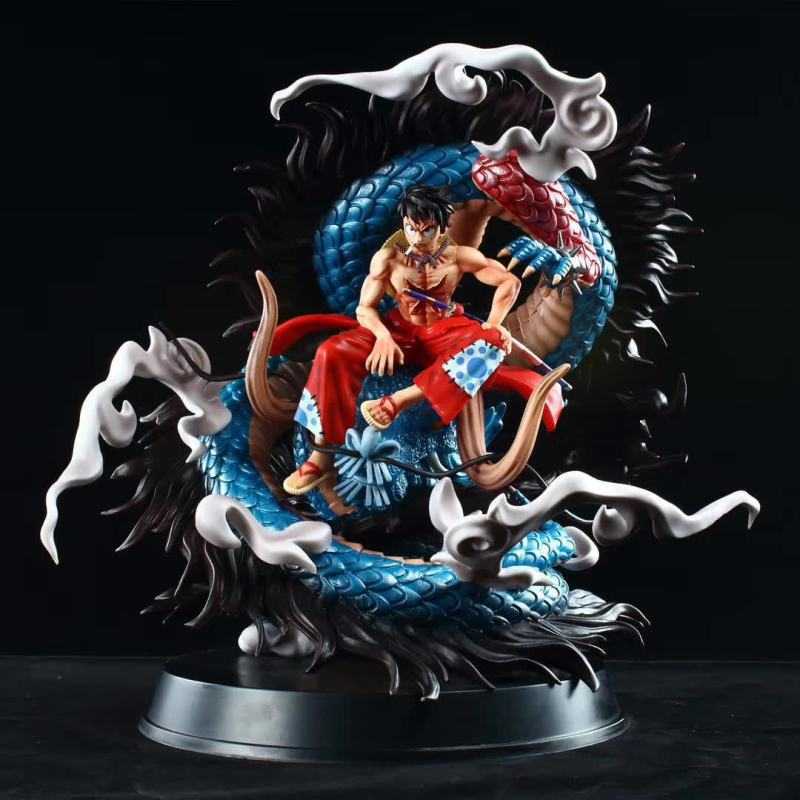 Mô hình One Piece [HÀNG ORDER] Mô hình Luffy Wano cưỡi rồng Kaido cực chất cao 40cm